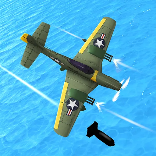Game icon for Bomber Ace: WW2 war plane game by MadFatCat