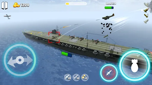 Gameplay screenshot 2 from Bomber Ace: WW2 war plane game - Action game